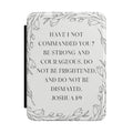 Kindle Case — Joshua 1:9 Inspirational Quote Folio Cover