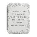 Kindle Case — Lamentations 3:25 Floral Faith E-reader Cover