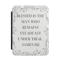 Kindle Case - James 1:12 Floral Faith E-Reader Cover
