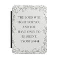 Kindle Case - Exodus 14:14 Floral Faith E-Reader Cover